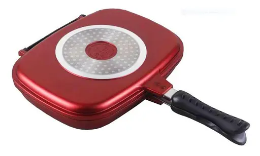 Сковорода гриль для стейков Bachmayer BM-7501-32 с гранитным покрытием. - фото 1