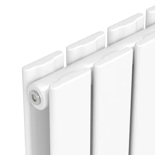 Вертикальний радіатор Navin Largo Double 456х1800-6, anticor, білий 10-012033-4880, Білий - фото 4