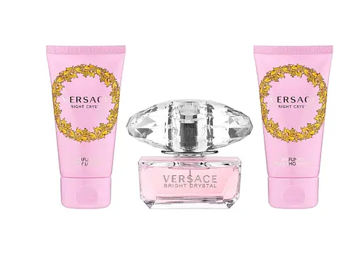 Набір Versace Bright Crystal туалетна вода 50 мл, гель для душу 50 мл, лосьйон для тіла 50 мл - фото 1