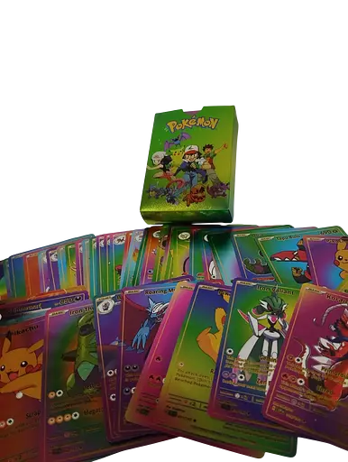 Карточки Покемон, Мега набор 1 уп ,55 карт, коллекционные разноцветные