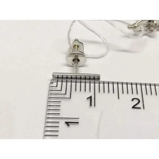 Золоті сережки-пуссети Столична Ювелірна Фабрика. 110608Б - фото 4