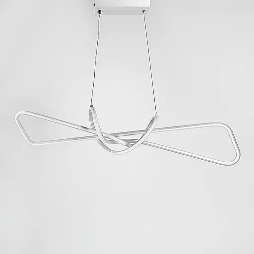 Сучасна біла люстра AVIZE у корпусі 100 см | Арт. H35L-1000 WT | Line F - фото 1