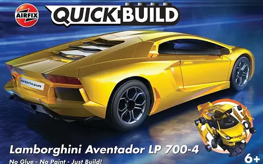 Конструктор Airfix автомобіль QUICKBUILD Lamborghini Aventador Yellow J6026