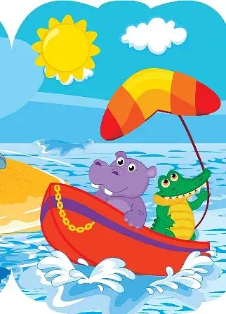 Рюкзачок із наліпками. Слоненя Джембі - фото 3