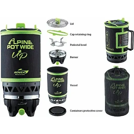 Газовий пальник Kovea Alpine Pot Wide Up KB-0703WU [150393] - фото 8