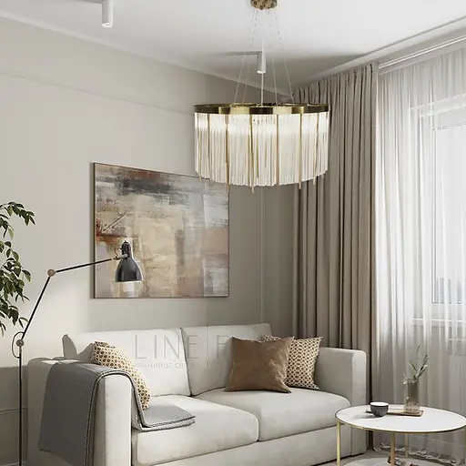 Люстра кільце ODEON YORK Line.F Діаметр 60см - фото 6