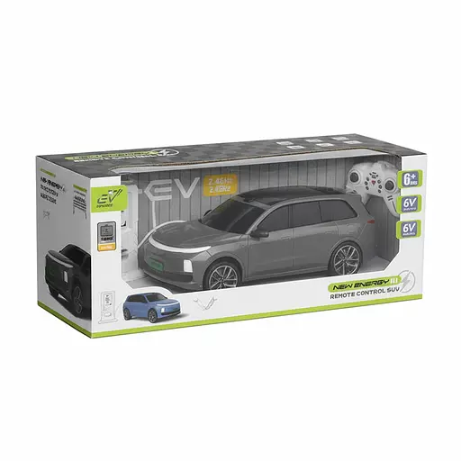 Радіокерована машина-позашляховик 655-72-02, акумулятор 3.7V, пульт 2.4GHz, світло, звук, автопаркування, Сіра - фото 2