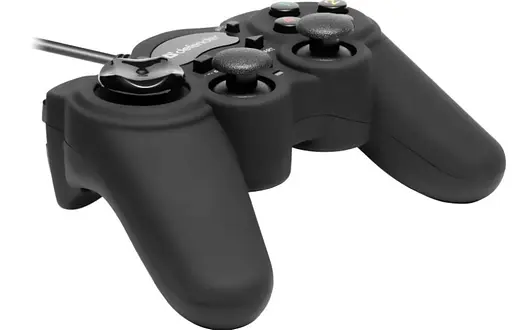 Геймпад провідний Defender Game Racer Turbo GT USB-PS 12 кнопок (Чорний) - фото 3