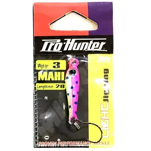 Пількер Prohunter Mahi with single hook 3g Сірий/Фіолетовий (1013-9637.00.80)