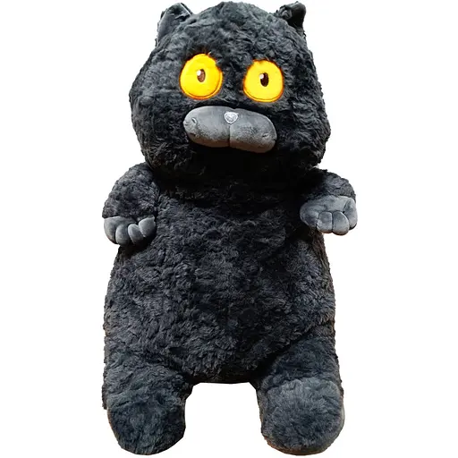 Мягкая игрушка Bambi Толстый кот 60 см черная