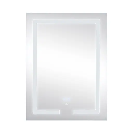 Дзеркало Lidz Kubis 600x800 з LED-підсвічуванням Touch, з антизапотіванням, з диммером яскравості LD78LF9376080 - фото 4