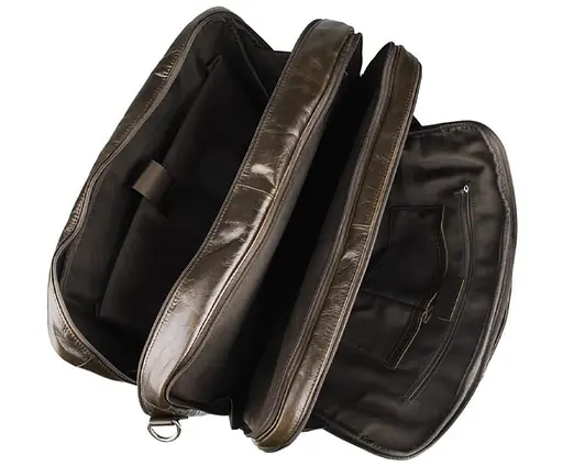 Мужская офисная стильная сумка John McDee 44.5х14х31 см sum0028427 - фото 3