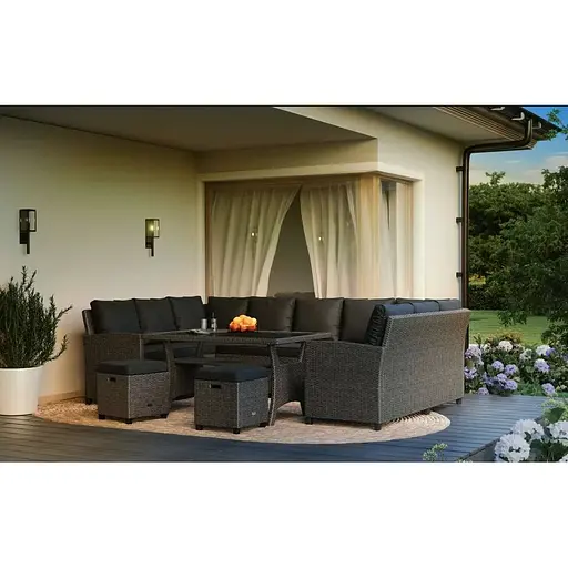 Набор садовой мебели Di Volio Livorno Серый/Графитный - фото 4