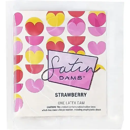 Латексная салфетка Satin Dams Strawberry 1 шт.