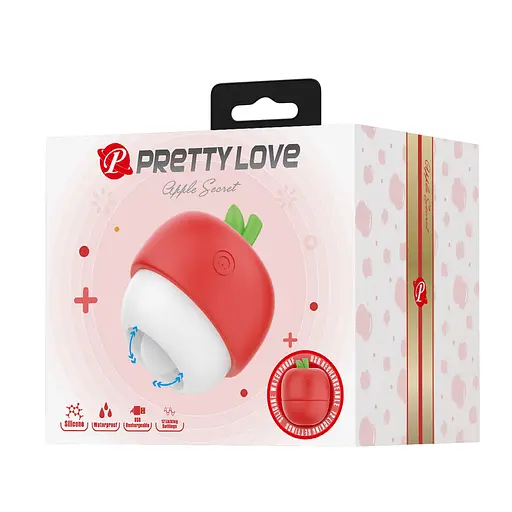Кліторальний стимулятор Pretty Love Apple Secret червоний - фото 11