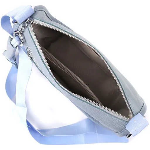 Полукруглая сумка для женщин Vintage из натуральной кожи 26х15х12 см sum0027615 - фото 9