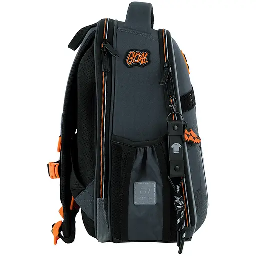 Рюкзак Kite Education каркасный 555 Goal Серый (K26-555S-6) - фото 4