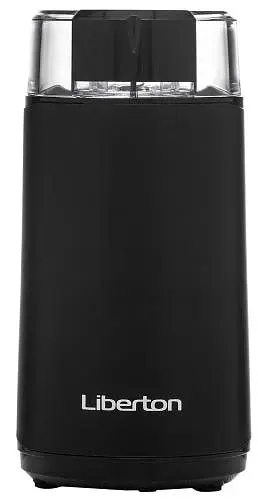 Кавомолка Liberton LCG-2302, Black, 150W, 60г, блокування включення при знятій кришці, пластиковий корпус, ніж з нержавіючої сталі