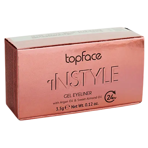 Підводка гелева TopFace Instyle - Gel Eyeliner PT552 тон 01 black 3.5 г