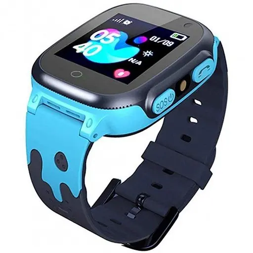 Дитячий смарт-годинник Smart Baby Watch S1 з камерою GPS-трекером і яскравим дисплеєм блакитний - фото 4