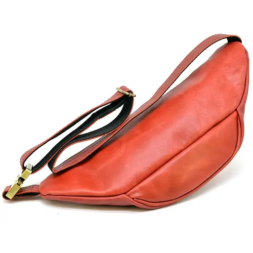 Кожаная мужская сумка на пояс TARWA 14х36х8 см sum0026005 - фото 4