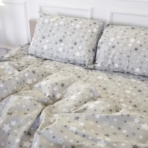 Комплект постельного белья MirSon Бязь 17-0660 Gray sky 2x143x210 см (2200009620331) - фото 2