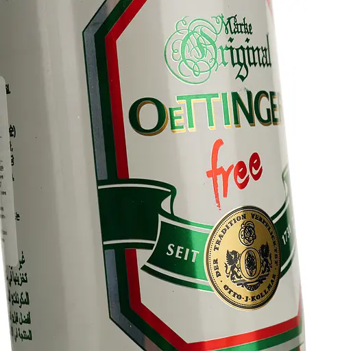 Пиво безалкогольне Oettinger Free bier світле, 0.5%, з/б, 0.33 л - фото 4