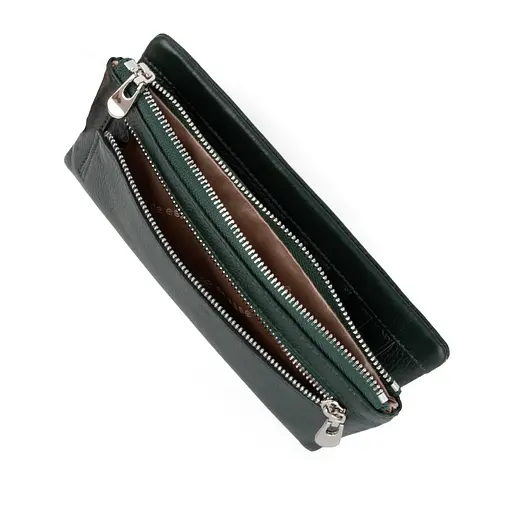 Гаманець жіночий шкіряний De Esse LC14098-GD145 на магнітах зелений - фото 5