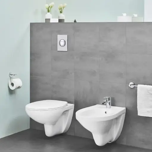 Змішувач для біде Grohe Bau Edge з донним клапаном Хром 30412 - фото 3