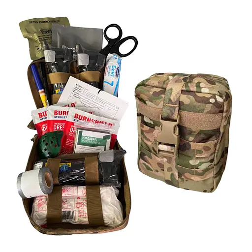 Тактическая Аптечка Tactical Aid Pro (TCCC) с турникетами SAM XT - фото 1