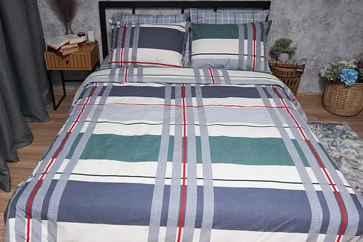 Комплект постільної білизни Moon&Star Бязь Gold Люкс Cloudy King Size 220x240 наволочки 2х40х60 - фото 3