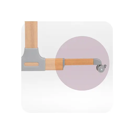 Кроватка детская прямоугольная MoMI Smart Bed 4in1 Grey (ŁÓŻE00002) - фото 13