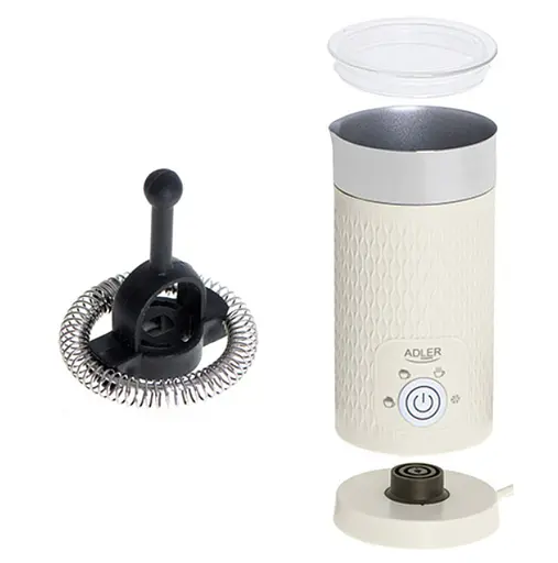 Спінювач молока - спінювання та підігрів Adler AD 4495 латте та капучіно - фото 4