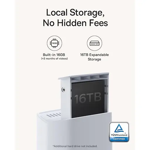 Набір бездротових камер відеоспостереження Baseus Security N1 Plus Outdoor комплект 2 штуки (S0TY002132) - фото 8