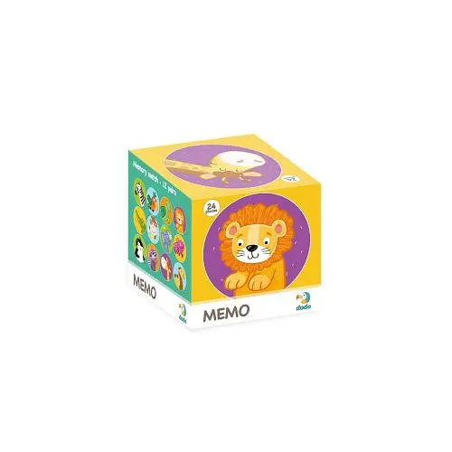 Розвиваюча гра Мемо Дикі тварини 300157 DoDo 7*7*7см (4820198240929) - фото 1