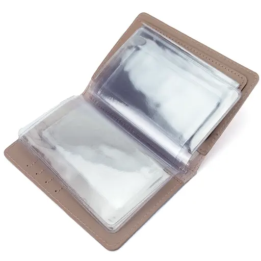 Обложка на права женская кожаная HC-26 нюдовая (на права старого образца) - фото 3