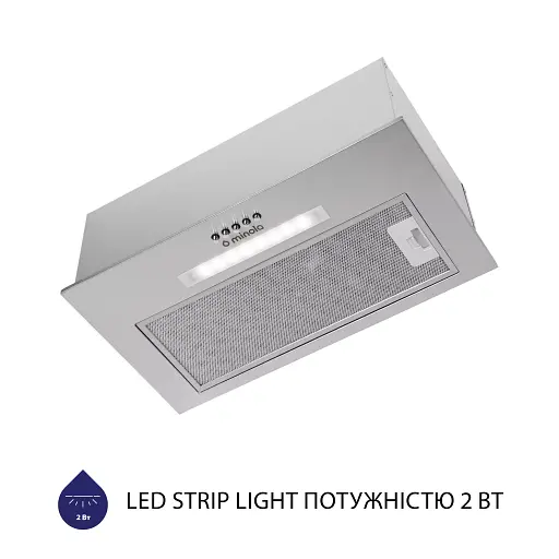 Вытяжка полновстраиваемая Minola HBI 5323 I 800 LED - фото 5
