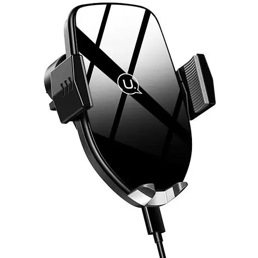 Держатель Usams Автоматический Intelligent with wireless charger US-CD72 10W - фото 1