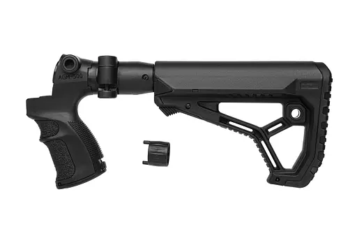 Приклад складаний з пістолетним руків'ям Fab Defense для Mossberg 500 чорний AGMF500FK - фото 3