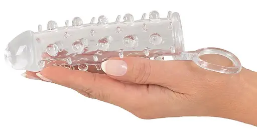 Насадка на пенис Crystal Skin Penis Hülle 11 см прозрачный - фото 5
