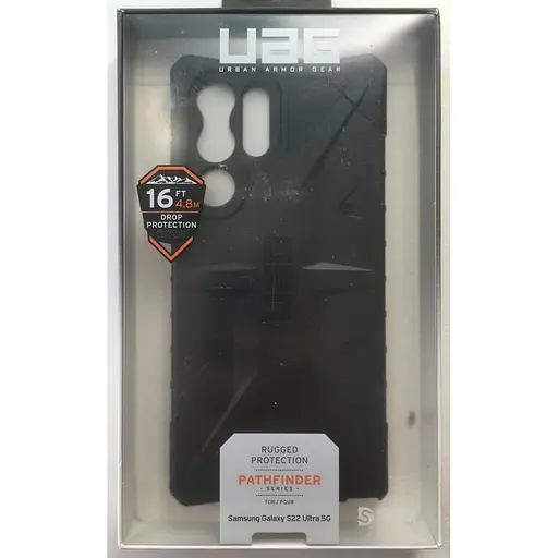 Оригінальний протиударний чохол UAG Pathfinder для Samsung Galaxy S22 Ultra (6.8") Black (213447114040) - фото 3