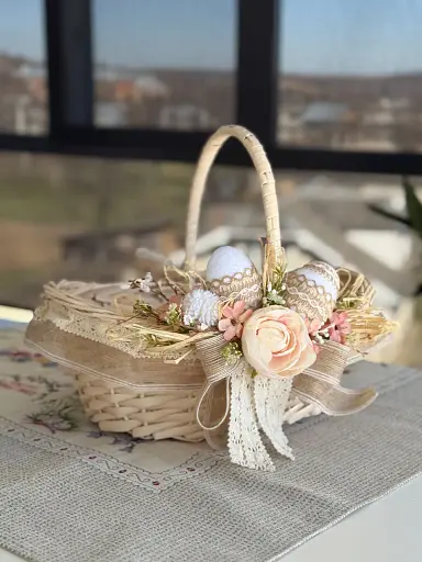 Пасхальная корзина 36х26х31см hand-made 2 MIS LT - фото 1