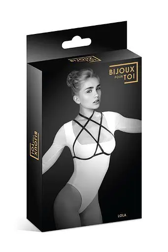 Портупея на грудь Bijoux Pour Toi - LOLA, эластичный полиэстер - фото 3