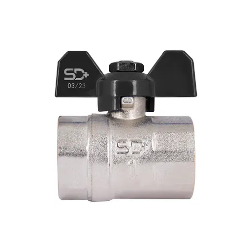 Кран кульовий SD Plus 1" ВР для води (метелик) SD602W25 - фото 2