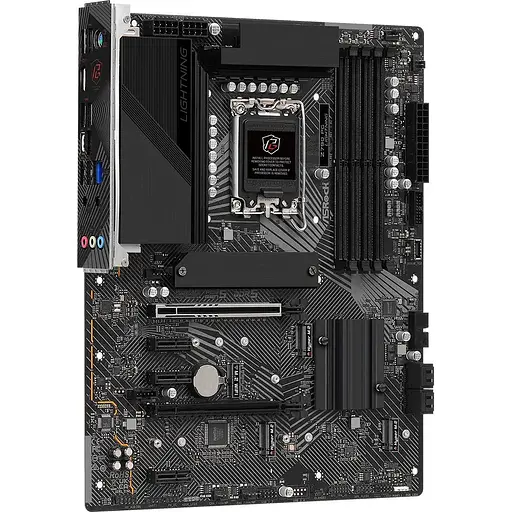 Материнська плата AsRock Z790 PG Lightning (1700/Z790, 4xDDR5, 2xPCIex16, HDMI/eDP, 4xSATA, 4xM.2, 2.5Glan, 7.1ch, ATX) - фото 2