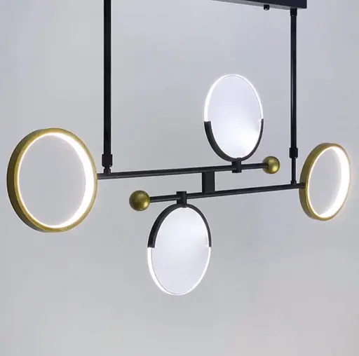 Люстра в геометричній формі з вбудованими світлодіодами Line.F YG 803/4 - фото 1