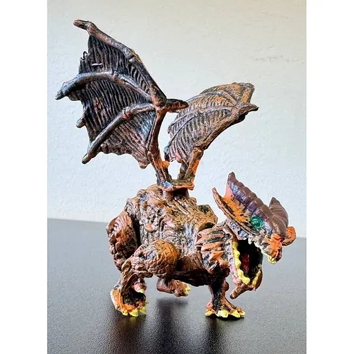 Фигурка Dino Toys Дракон 100B желтая (Q9899-100B) - фото 3