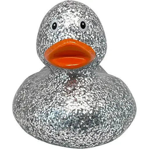 Утка FunnyDucks Disco Silver (1345) - фото 1