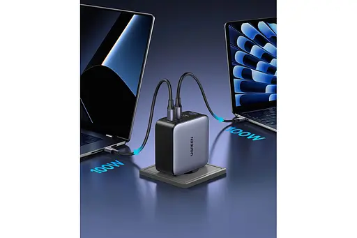 Зарядное устройство для Ugreen 200W GaN Nexode X764 4 порта 1U+3C (UGR-35539) EU вилка серый - фото 5