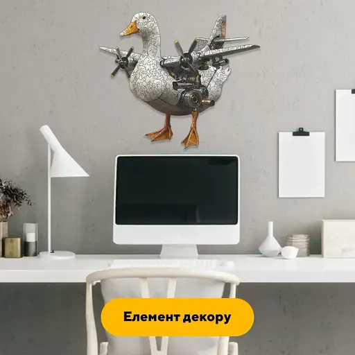 Дерев'яний фігурний пазл Бомбомбіні Гуссіні, А3, Дерев'яна коробка 200 елементів - фото 6